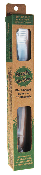 Brush With Bamboo - Toothbriush - Bamboo Adult, 1 Count
