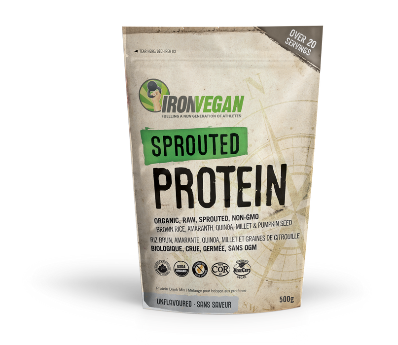 Iron Vegan - Sprouted Protein Unflavoured, 500g