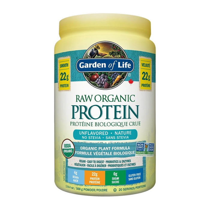 Garden of Life - Raw Organic Protein Unflavoured, 568g