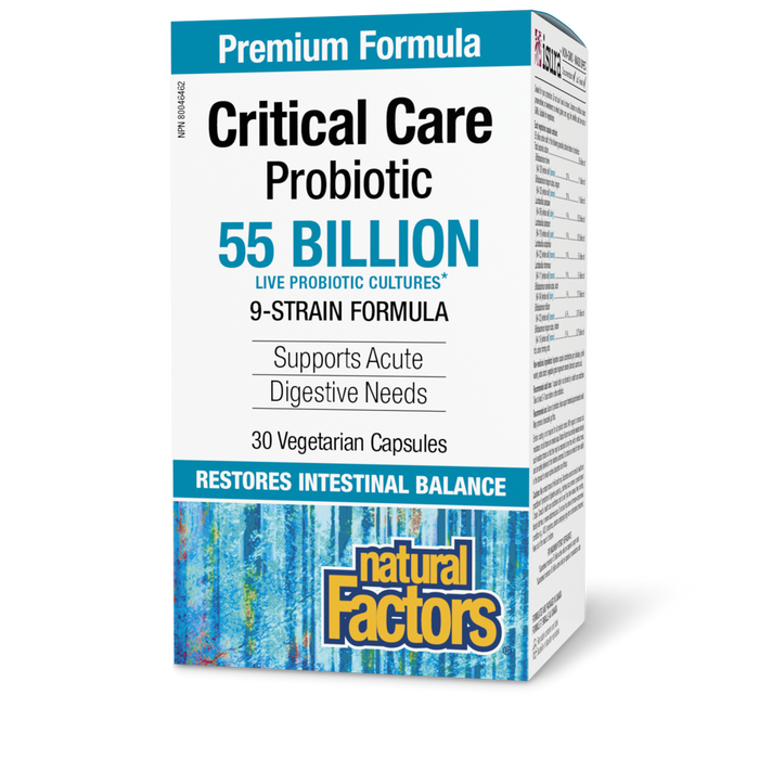 Natural Factors - Critical Care Probiotic 55B, 30 VCAPS