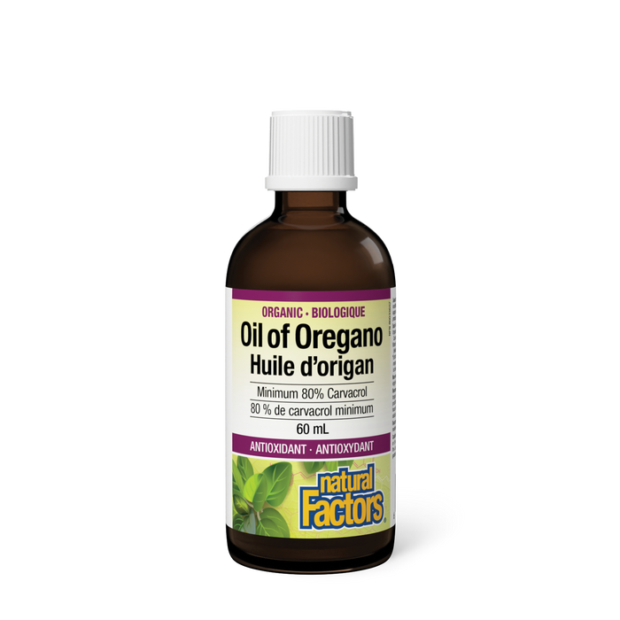 Natural Factors - Organic Oil Of Oregano, 60ml