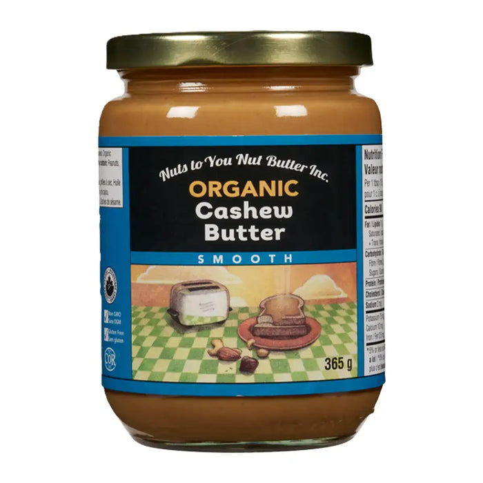 Nuts to You Nut Butter Inc - Cashew Butter Smooth, 365 g