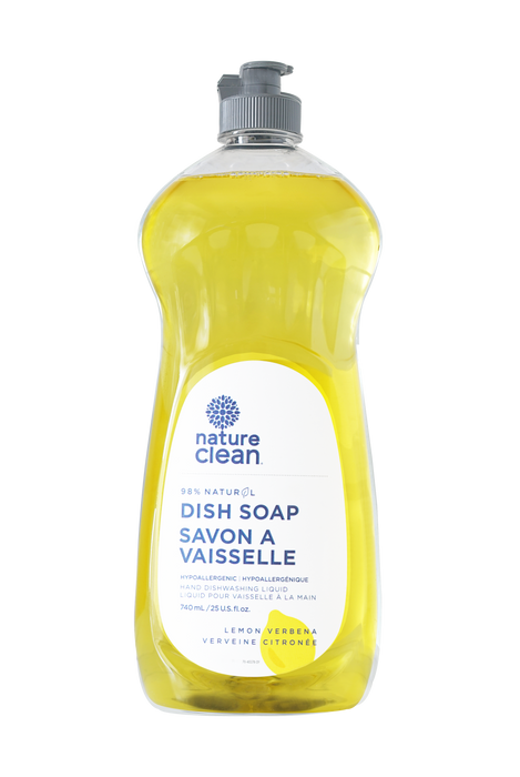 Nature Clean - Dish Liquid Lemon Verbena, 740ml