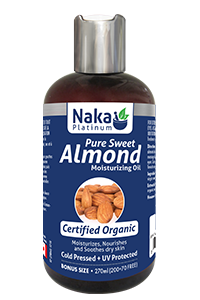 Naka Platinum - Organic Sweet Almond Oil, 270ML