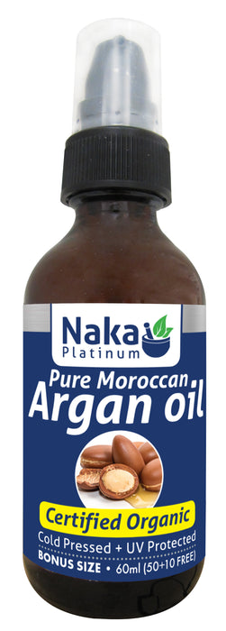 Naka Platinum - Organic Argan Oil, 60ML