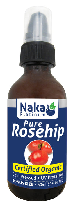 Naka Platinum - Organic Rosehip Oil, 60ML