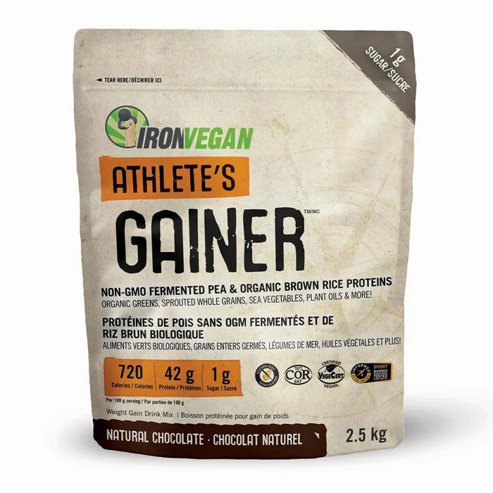 Iron Vegan - Athlete's Gainer Chocolate, 2.5kg