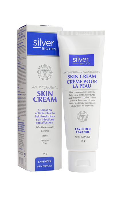 Silver Biotics - Antimicrobial Skin Cream Lavend, 96 g