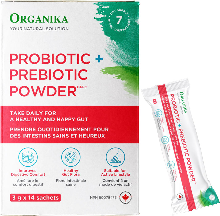 Organika - Probiotic & Prebiotic Powder, 14 SACHET