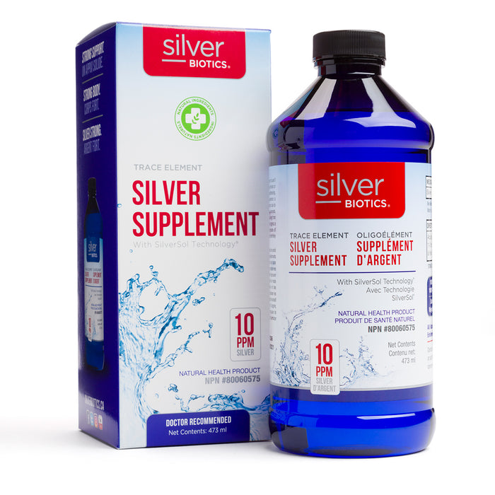 Silver Biotics - Silver Supplement 10ppm, 473 mL