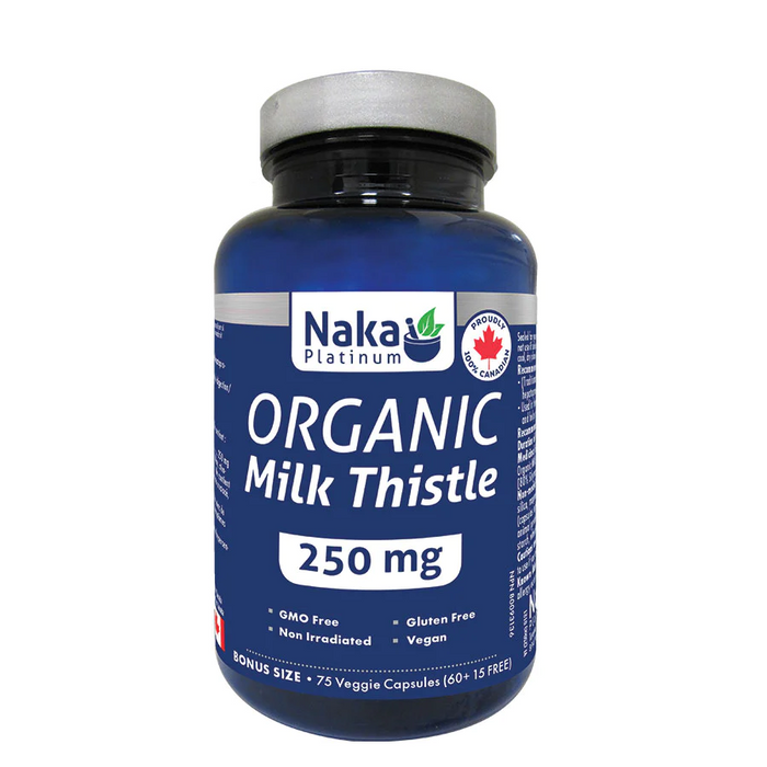 Naka Platinum - Organic Milk Thistle, 75 VCAPS