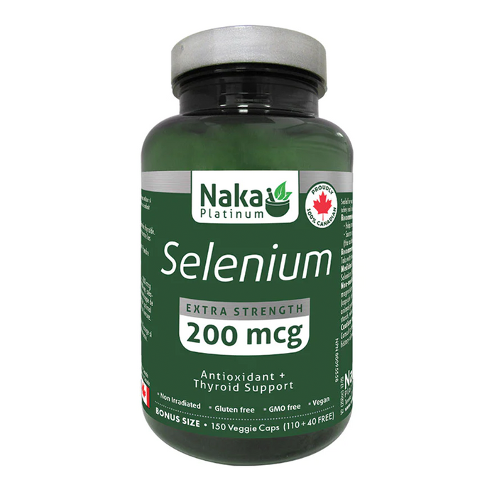 Naka Platinum - Selenium 200mcg, 150 VCAPS