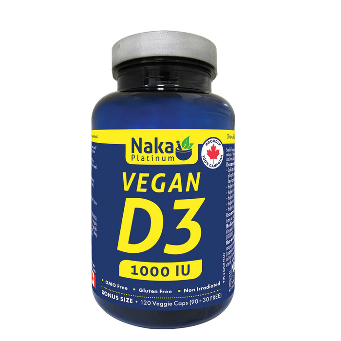 Naka - D3 Vegan, 120 VCAPS