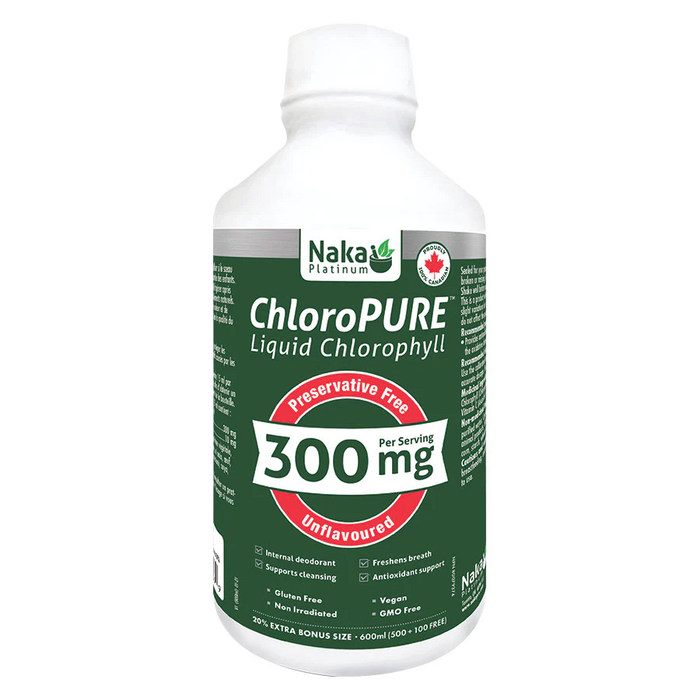 Naka Platinum - ChloroPURE 300mg, 600ml