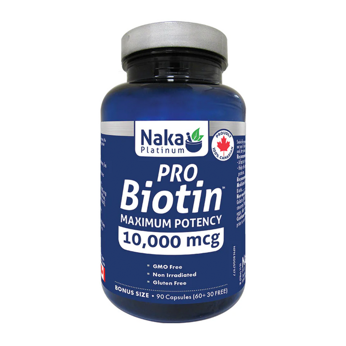 Naka Platinum - Plat Pro Biotin 10000mcg, 90 CAPS
