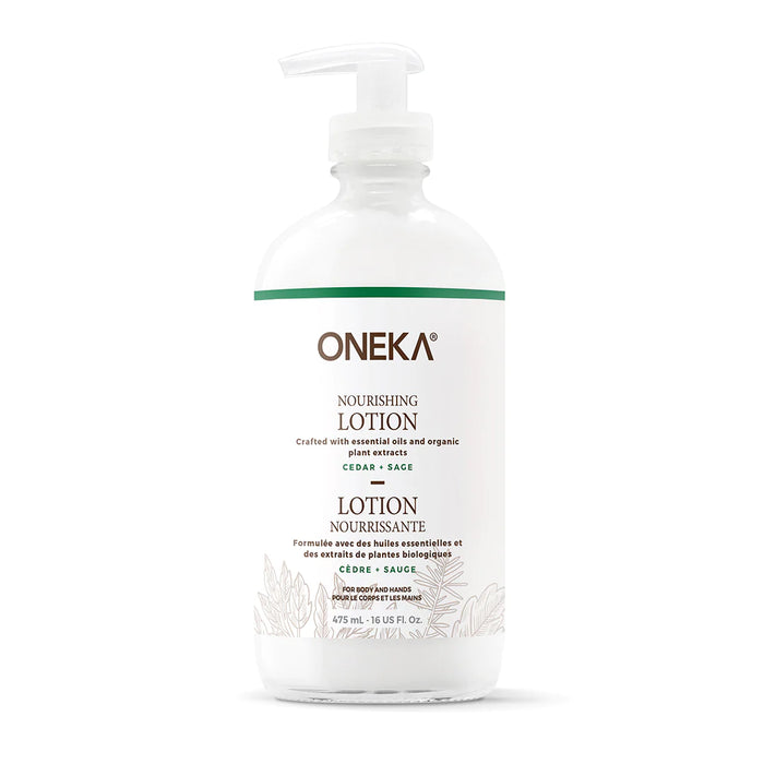 Oneka Elements - Lotion - Cedar And Sage, 475 ml