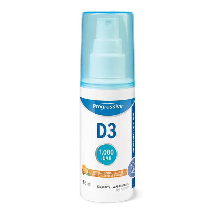Progressive - Vitamin D3 Spray Orange, 58ml