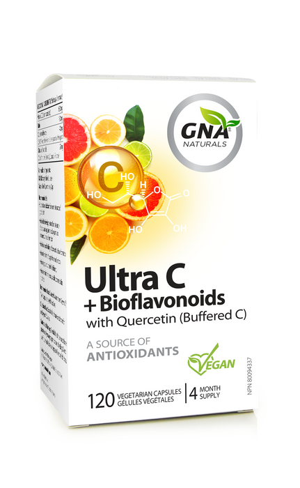 GNA Naturals - Ultra C + Bioflav W Quercetin, 120 VCAPS