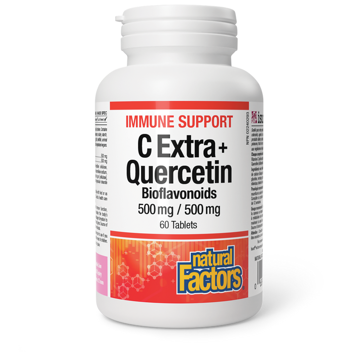 Natural Factors - C Extra+ Quercetin Bioflav, 60 TABS