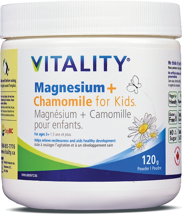 Vitality Products - Magnesium + Chamomile For Kids, 120g
