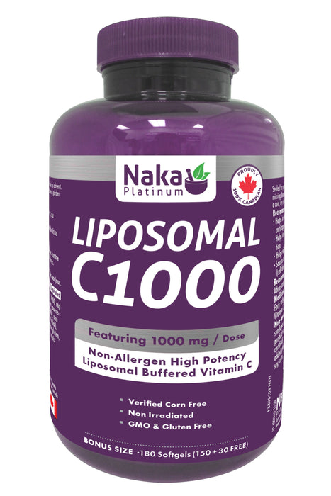 Naka Platinum - Liposomal C1000, 180 Sg