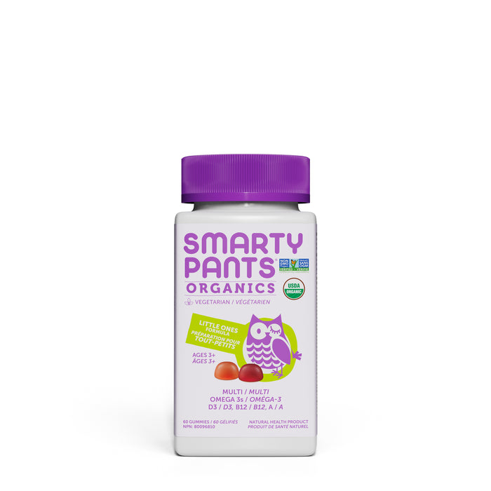 SmartyPants Vitamins - Organic Toddler Formula, 60 Gummies