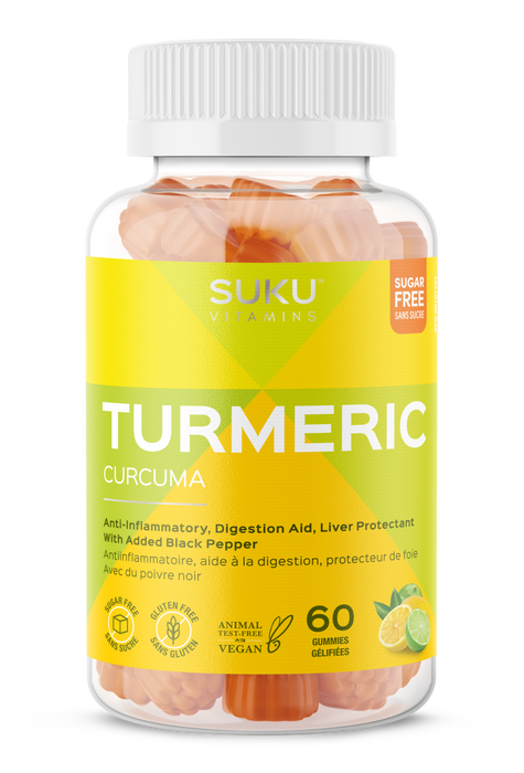 SUKU Vitamins - Turmeric, 60 GUMMIES