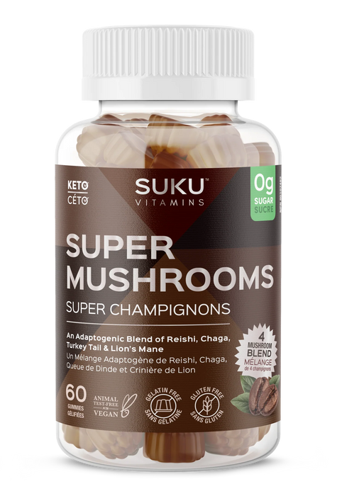SUKU Vitamins - Super Mushroom, 60 GUMMIES