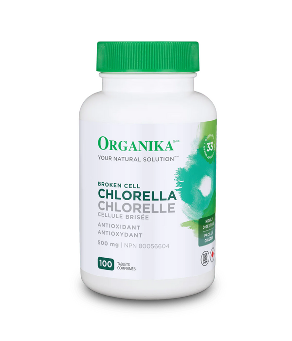 Organika - Broken Cell Chlorella, 100 TABS