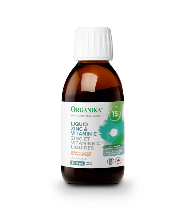 Organika - Liquid Zinc With Vitamin C, 30ml
