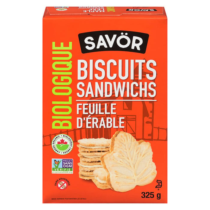 Savor - Organic Maple Leaf Cookies, 325 g