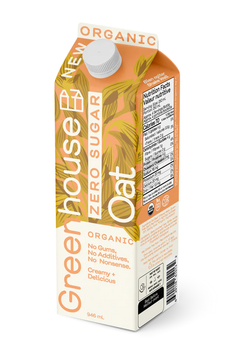 Greenhouse Juice - Oatmilk - Zero Sugar, 946 mL