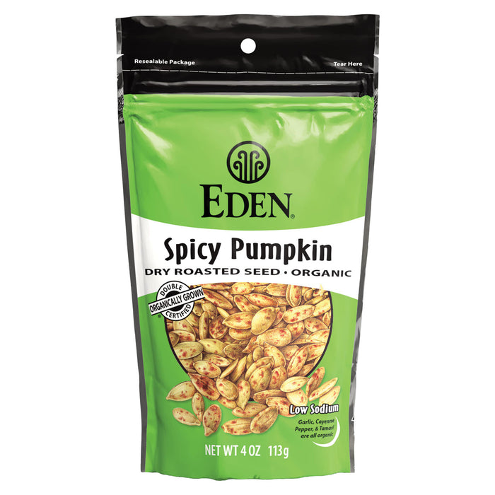 Eden - Organic Spicy Pumpkin Seeds, 113 g