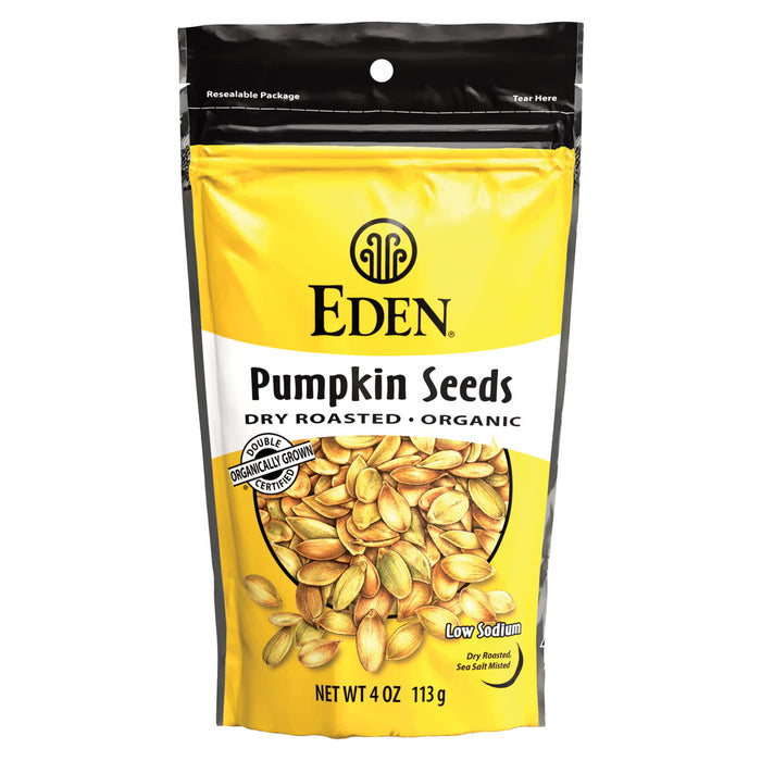 Eden - Organic Dry Roasted Pumpkin Seeds, 113 g