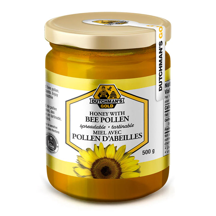 Dutchman's Gold  - Bee Pollen In Raw Honey - 500 g