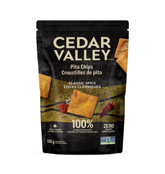 Cedar Valley Selections - Pita Chips Classic Spice, 180 g