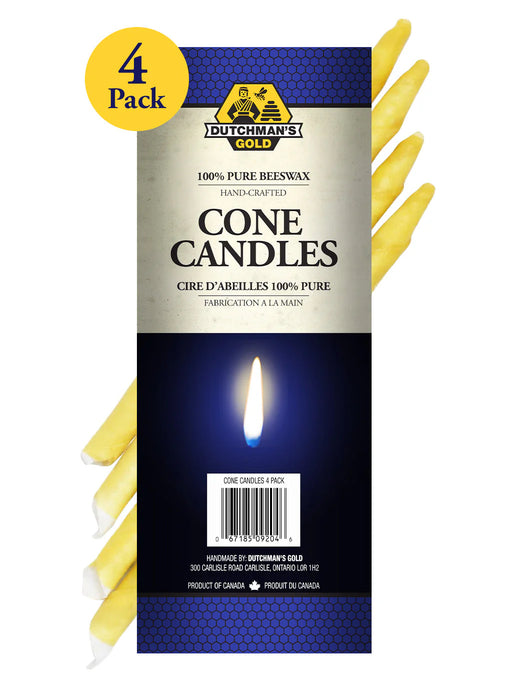 Dutchman's Gold - Cone Candles, 4 Count