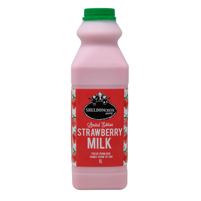 Sheldon Creek - Milk - Strawberry, 1 L