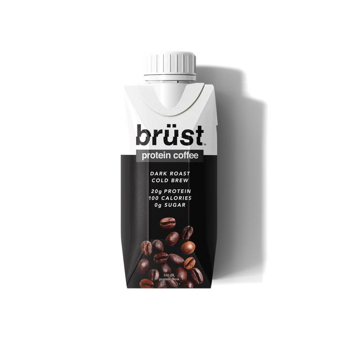 Brust - Dark Roast Protein Coffee, 330 mL