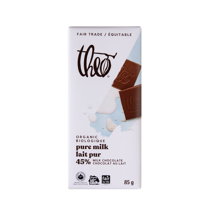 Theo - Milk Chocolate 45%, 85 g