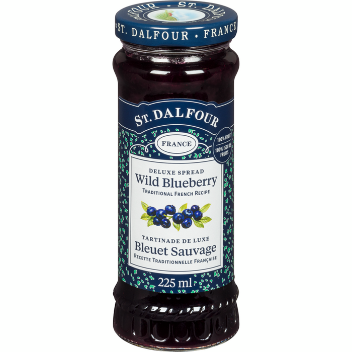 St. Dalfour - Deluxe Wild Blueberry Spread, 225 mL