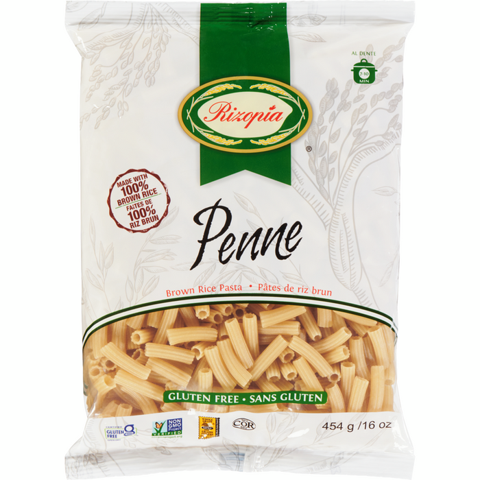 Rizopia Food Products Inc - Brown Rice Pasta Penne, 454 g