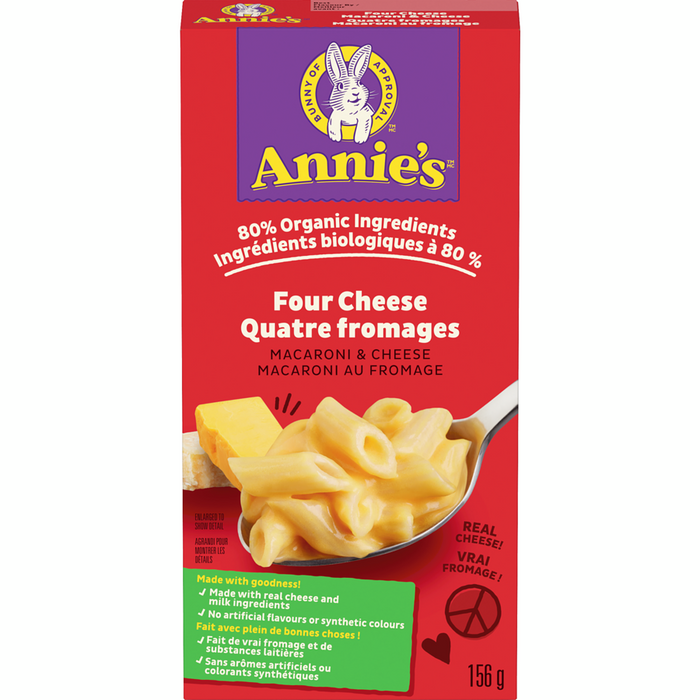 Annie's - Macaroni & Cheese Four Cheese, 156 g