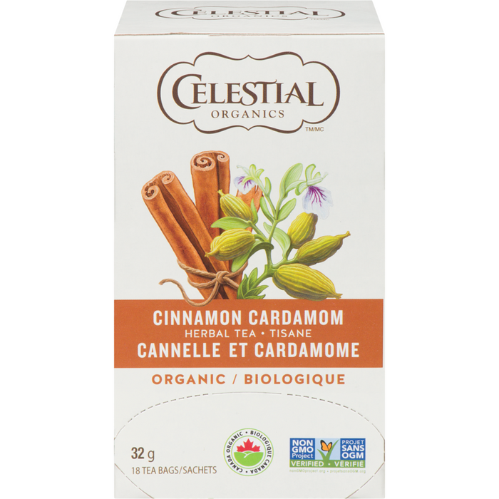 Celestial Seasonings - Cinnamon & Cardamom, 18 Count