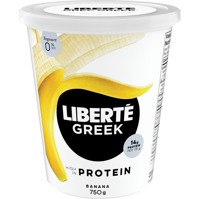 Liberte - Greek Yogurt - Banana Protein, 750 g