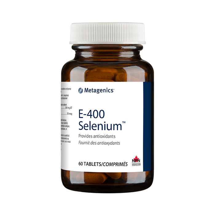 Metagenics Inc - E-400 Selenium, 60 Tablets