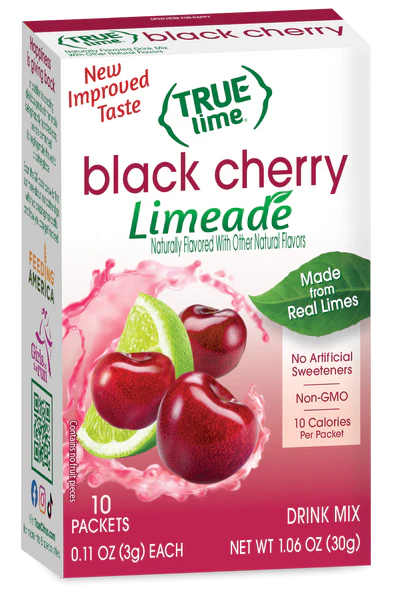 True Citrus - True Black Cherry Limeade, 10 Count