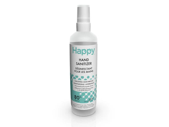 Happy Natural Products - Hand Sanitizer Pharma Grade 80%, 250 mL