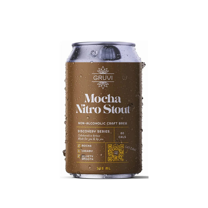 Gruvi - Mocha Nitro Stout NA Beer, 6x355 mL