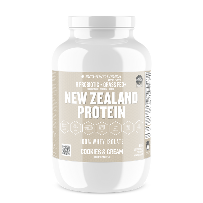 Schinoussa - New Zealand Probiotic Whey Iso Cookies & Cream, 910 g